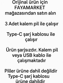 Resim GenelTedarik Dönme Dolap 3D LED Şarjlı Gece Lambası Renk Değiştiren Dekoratif masa lambası 