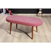 Resim Mymassa Soho Bench Sandalye - 11 Renk - Ahşap Ayak 