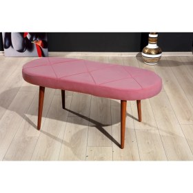 Resim Mymassa Soho Bench Sandalye - 11 Renk - Ahşap Ayak 