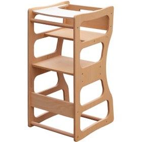 Resim Enskids Twınn Mama Sandalyesi & Öğrenme Kulesi Kahverengi 