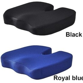 Resim Novahub Siyah Jel Yastık: Ev-ofis-araba Koltuğu Ortopedik Bel Omurga Koruma Yastık, Standard/ Standard 