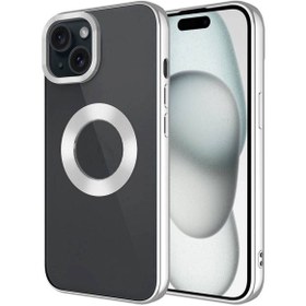 Resim halkhouse İphone 15 Plus Kamera Korumalı Omega Renkli Şeffaf Silikon Kapak Şık Kılıf 