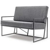 Resim Gaga Mobilya Ev Ofis Büro Bahçe Teras Kanepe Koltuk (ANTRASİT) 