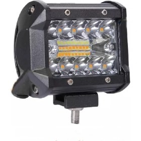 Resim Oto Aksesuarcım Off Road LED Projektör Çalışma Sis Lambası Turuncu Beyaz Flaşlı 40 Ledli ONP0484 