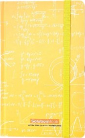 Resim Solution Book Orta Boy Çizgili Defter Sarı Sarı 