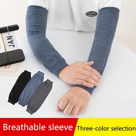 Resim 2'li Kalınlaştırılmış Kol Kolluk - Kalın Kolluklu Geniş Elastik Kol Kollukları, Erkekler ve Kadınlar için Tüm Sezon Uzatılmış Kol Kollukları, 3 Renk Seçeneği () 