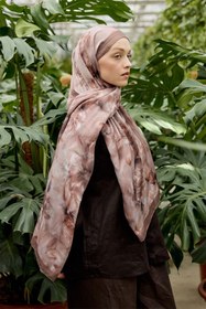 Resim Seasons Of Garden Desen Şal Mocha 
