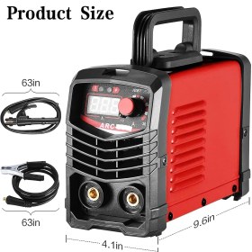 Resim Stanvolt Elektrot Kaynak Makinesi 140A Elektrot Inverter Kaynak Cihazı Kaynak Maskesi ve Tel Fırçalı 