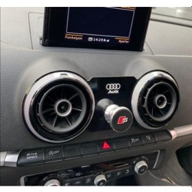 Resim AUDİ A3 8V(2013-2020)HALKA LOGOLU TELEFON TUTUCU 