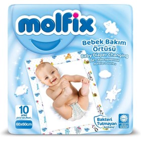 Resim Hype Store Molfix Bebek Bakım Örtüsü 10'lu 60x60 