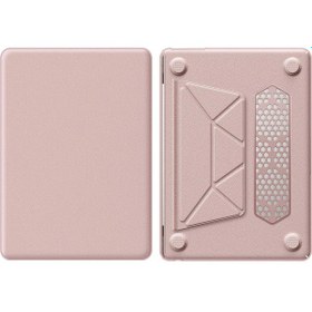 Resim Hnrlıshp Newface Macbook Uyumlu Air 15 2024 Macbook Uyumlu Deri Kapak - Pembe 