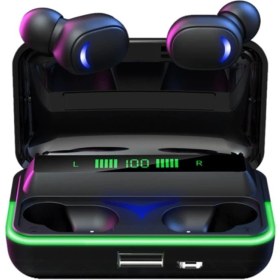 Resim Torima E10 Oyuncu Rgb 5.1 Wireless 800mAh Powerbank Özellikli Kablosuz Bluetooth Kulaklık E10-MİPODS 