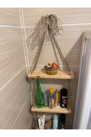 Resim BİGWOODWORKERS Ahşap Raf 