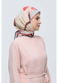 Resim Moda Kaşmir Lavendi Desen Bambu Eşarp Siyah-samyeli 