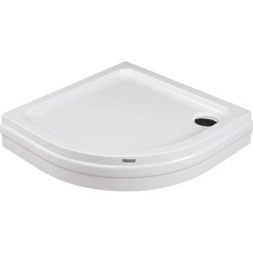 Resim 100X100 Panelli Oval Duş Teknesi Beyaz 