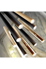 Resim Cristalin Aydınlatma Flute Black@Bronz 