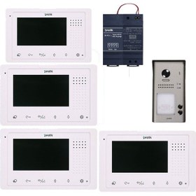 Resim Pratikkart Villa Tipi Görüntülü Diafon Sistemi 4 Daire 2k400-2k92b-2kpc6 