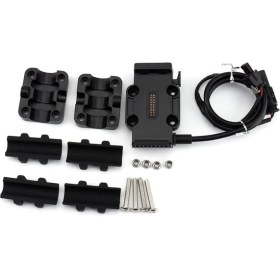 Resim Woodpool R1250GS Adv R1200GS S1000XR Için Evrensel Güç Tabanlı Telefon Navigasyon Braketi Kablosuz Şarj Çubuğu (Yurt Dışından) 