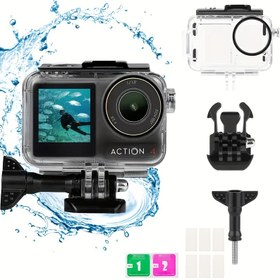 Resim DJI Osmo Action 4 Su Geçirmez Kılıf - 164ft/50m Dalış Kılıfı, Hızlı Çıkarma ve Anti-Sis Tapası, Su Altı Şnorkelle Dalış Kiti, PP Malzeme, Pil veya Elektronik Bileşenler Yok 