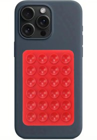 Resim Balerion Silikon Vakumlu Telefon Tutucu, Cep Telefonu için Silikon Yapışkanlı, Kaymaz Vantuz Telefon Tutucu 