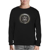 Resim Assassin'S Creed 5 Siyah Çocuk Sweatshirt Siyah 