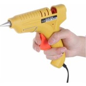 Resim Tudor ASR-G17 Sıcak Kalın Mum Silikon Tabancası 100W Watt Anahtarlı Sarı 