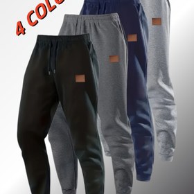 Resim 4 Renk Seçeneği, Tek Paket, Erkekler İçin Günlük Orta Bel Jogger Pantolon, Bahar Sonbahar Kış Stilleri, Yama Cebi, Rahat Örme Kumaş, Hafif Esnek, Normal Kesim İpli Bel, Kemer Gerekmez - Dolgulu, Erkekler İçin En İyi Hediye 