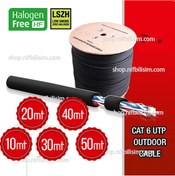 Resim Qport Lszh Halogen Free Dış Ortam Yanmaz Cat6 Outdoor Metre Ile 