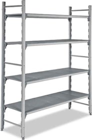 Resim Empero EMP.60220-18 Polipropilen Raflar Düz Tablalı En 220x60x180 cm 