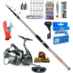 Resim Next 4000 300cm 60-120gr Remixon Carbo-x Tele Spin Olta Takımı Seti 