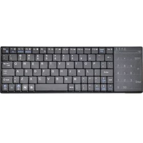 Resim Sunsky K-07 Abs Kablosuz Ücretli Bluetooth Dokunmatik Klavye (Siyah) (Yurt Dışından) 