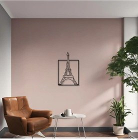 Resim Metal Duvar Dekorasyonu Eyfel Kulesi Metal Duvar Tablosu Wonder Of The World 