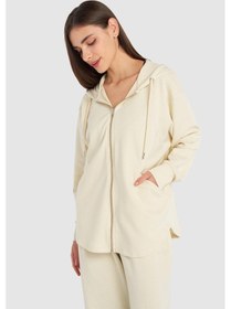 Resim Hummel Kadın Fermuarlı Hoodıe Inbar Zıp Hoodıe 921984 001 