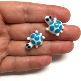 Resim Murano Cam Kaplumbağa - Beyaz 