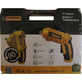 Resim Hesaplı Hırdavat Şarjlı Tornavida 10mm 4.0v 1500mah 250rpm 