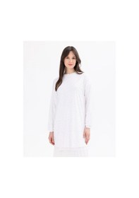 Resim Scl Kadın Oversize Uzun Kol Midi Tunik - Minimalist Tasarım 