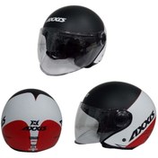 Resim Axxis Square Bıtone Matt Yarım Kask 