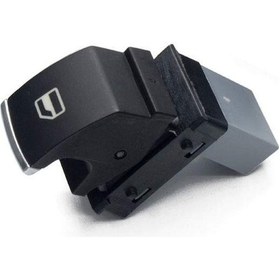 Resim Vw Volkswagen Amarok 2010-2022 Sağ Ön Sağ Sol Arka Yolcu Kapısı Cam Düğmesi Krom 5k0959855 1 Adet 