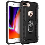 Resim Iphone Uyumlu 6 Plus/7 Plus/8 Plus 5.5 İnç Hibrit Pc Tpu Kickstand Zırh Tarzı Telefon Kılıfı 