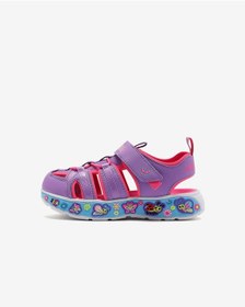 Resim Skechers Play Scene Splash - Cute Crew Küçük Kız Çocuk Mor Sandalet 303162n Lvmt Mor 