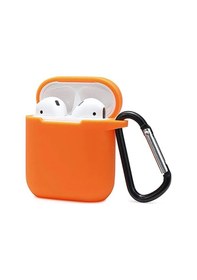 Resim Newface Apple Uyumlu AirPods 2 2.nesil Sert Silikon Kılıf - Turuncu 