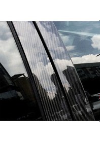 Resim Kapı Eşiği Tampon Bagaj Koruma Folyosu 5d Karbon Folyo 5cmx5m Siyah 