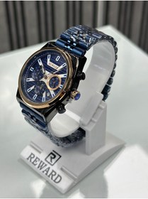 Resim Reward Siyah Kasa Lacivert Metal Kordon ERKEK KOL SAATİ 