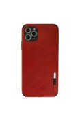 Resim artlab Art İphone 11 Pro Max Kılıf Loop Deri Silikon - Kırmızı Lab 