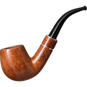 Resim Şahin Kuyruklu Yıldız 410 9mm. Filtreli Ebonit Saplı Pipo 