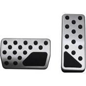 Resim Aubyhe Jeep Grand Cherokee Ve Durango İçin Metal Lastikli Tırmanmaz Fren-gaz Pedal Seti, Kurulumu Kolay, Dayanıklı Ve Güvenli Sürüş Deneyimi Sağlar 