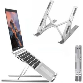 Resim Metal Laptop Standı 7-17.3 İnç Yükseklik Ayarlı 