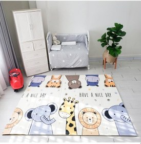 Resim MooieBaby’s Animal World Katlanabilir Oyun Matı 180 X 200 X 1.5cm 