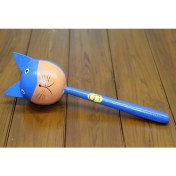 Resim Ponna Buğz Ahşap Kedili Marakas Tekli Polos:27 