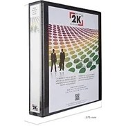 Resim 2k 05-2d-S 2 Halka D Mekanizmalı Klasör Kutu Içi, Siyah, 5 Cm, 10 Adet 